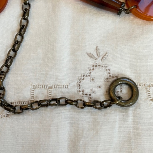 Talbots faux tortoise chain belt - Picture 6 of 6